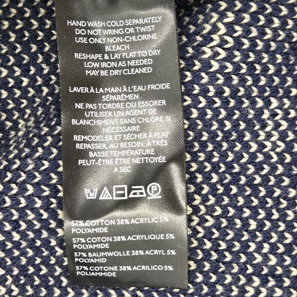 Free People Easy Street Sweater Women Size Small Blue Hearts Slouchy Fall Winter - Picture 7 of 8